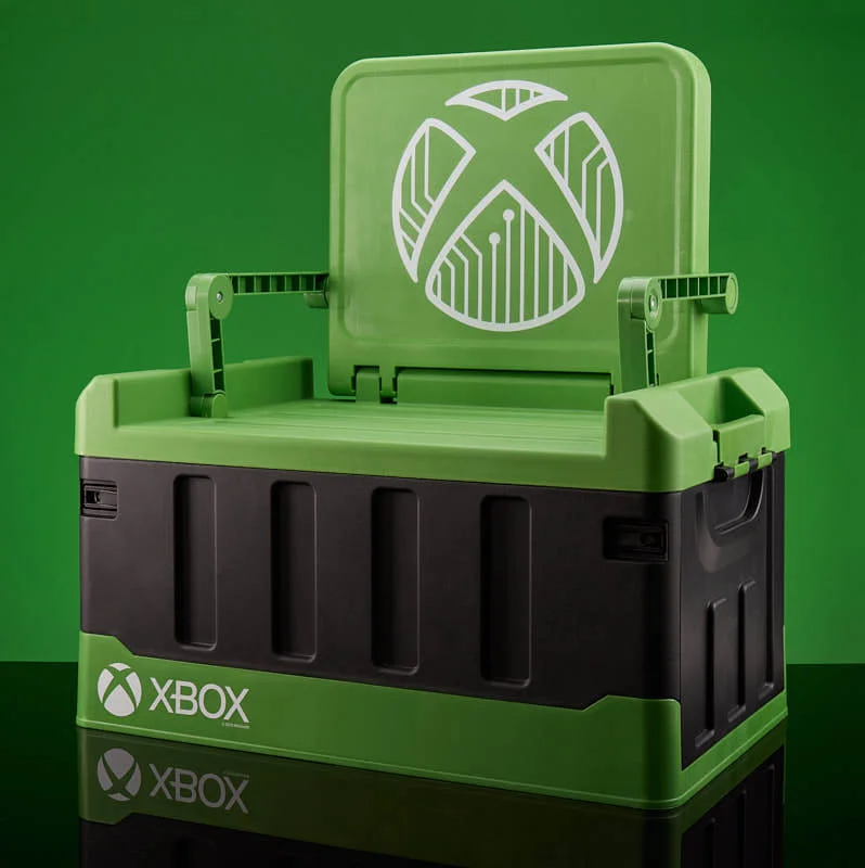 Numskull Official Xbox Bedroom Storage Box with folding chair - Xbox - Gratis frakt v:5646280