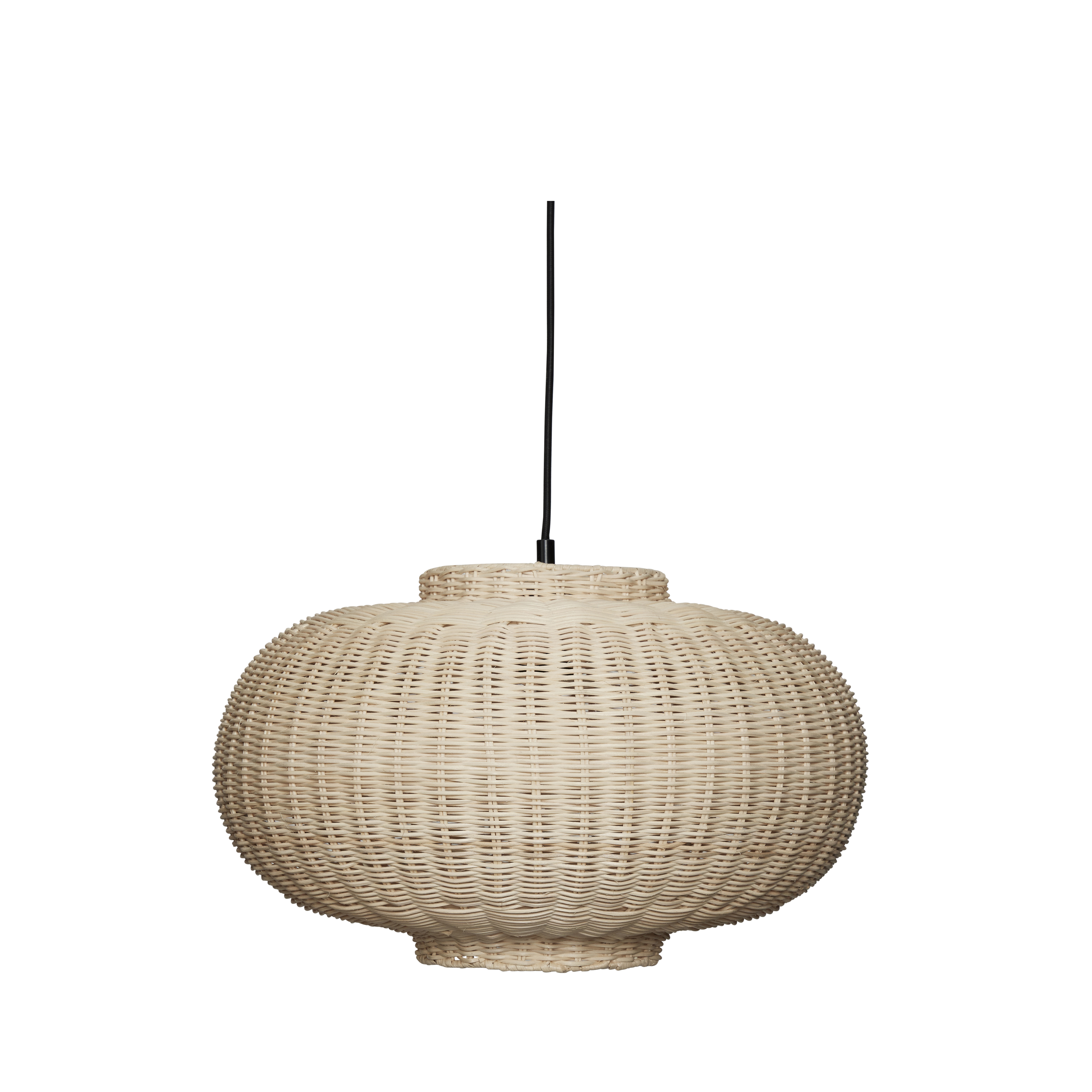 Hübsch – Chand Rattan Pendellampe Ellipse – Ø45 cm – Natur – Gratis frakt v:6368510 Hübsch – Chand Rattan Pendellampe Ellipse – Ø45 cm – Natur – Gratis frakt v:6368510