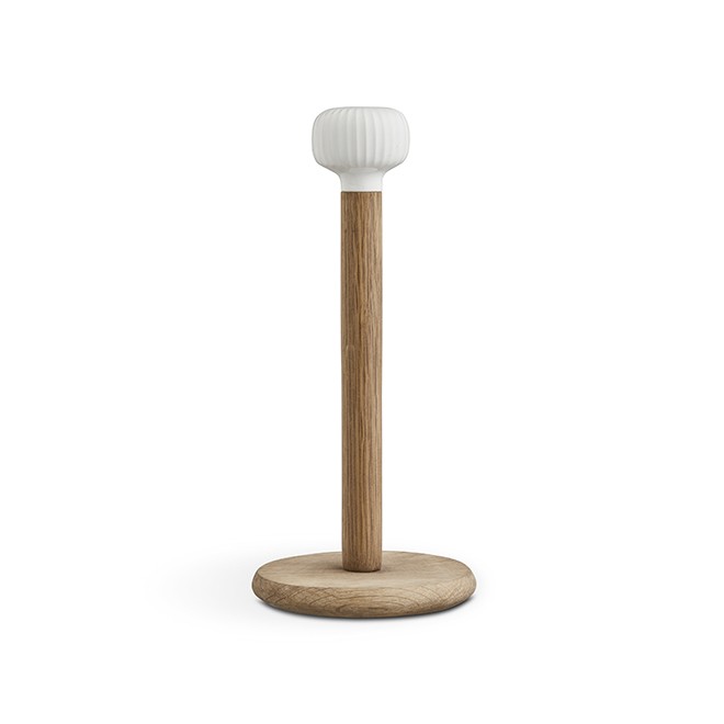 Kähler - Hammershøi Kjøkkenrullholder - H31,5 cm - Hvit - White v:4208569