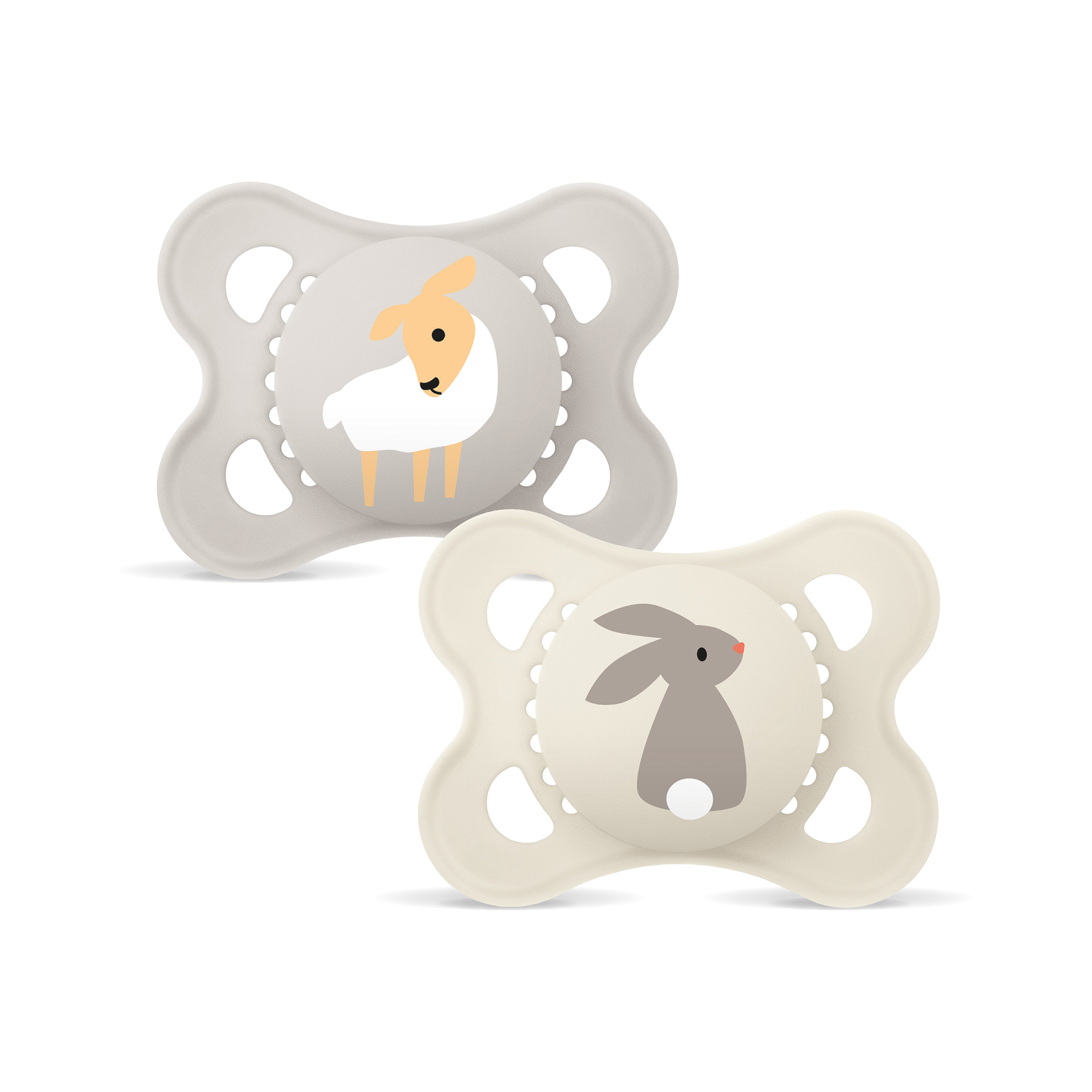 MAM - Original Silk Pacifiers - Neutral - 0-6m v:3522750