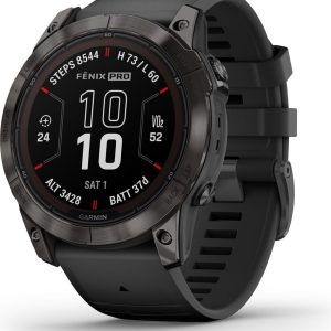 Garmin – Fenix 7X Pro Sapphire Solar Edition W/ Black Band – Gratis frakt v:1514632