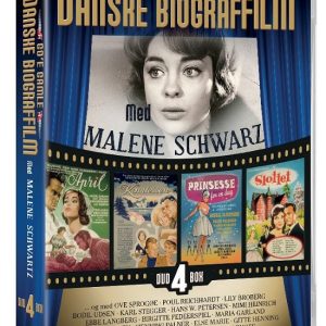 MALENE SCHWARTZ – GO'E GAMLE DANSKE BIOGRAFHIT (4 DVD BOKS) v:3467264